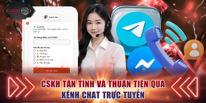 CSKH tận tình và thuận tiện qua kênh chat trực tuyến