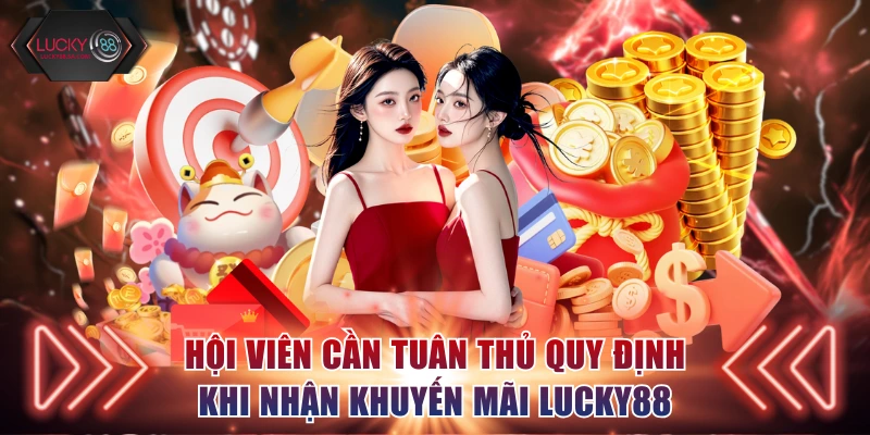 Hội viên cần tuân thủ quy định khi nhận khuyến mãi Lucky88